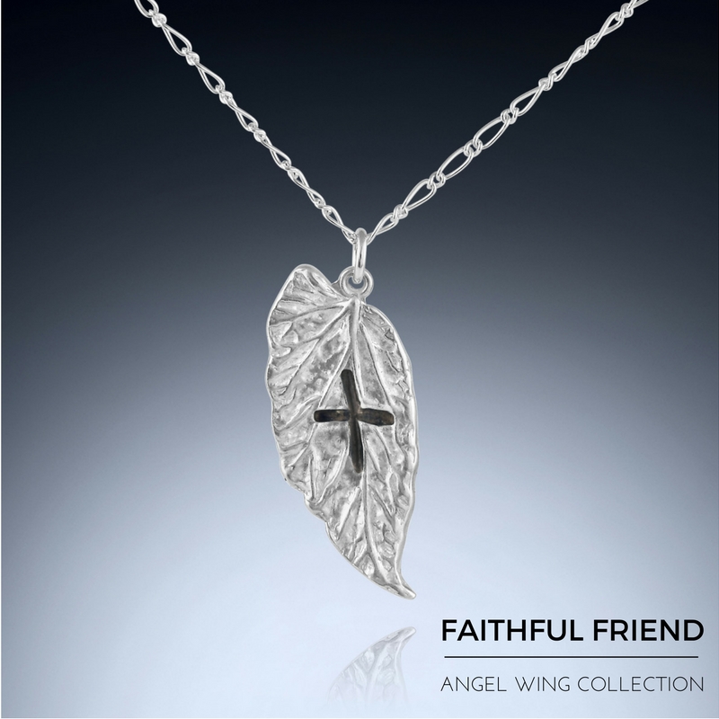 Gift for Faithful - Angel Wing Necklace