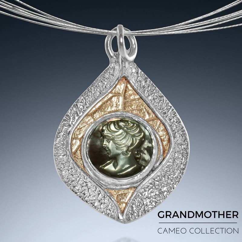 Gift for Grandmother - Cameo Necklace