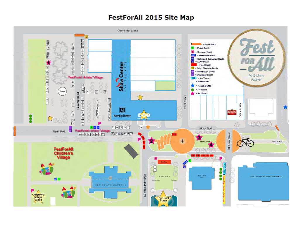Fest For All 2015 Site Map