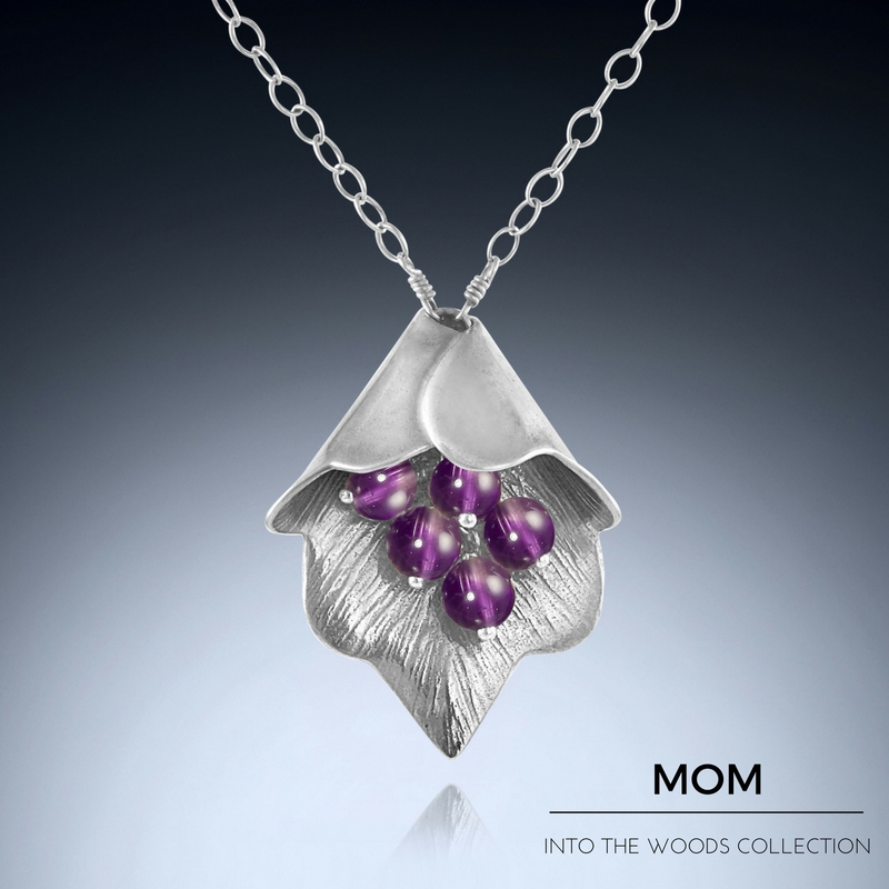 Gift for Mom - Leaf Necklace