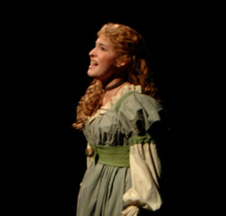Ana Maria Andricain as Fantine in Les Miserables Broadway company 2002 at the Imperial Theater