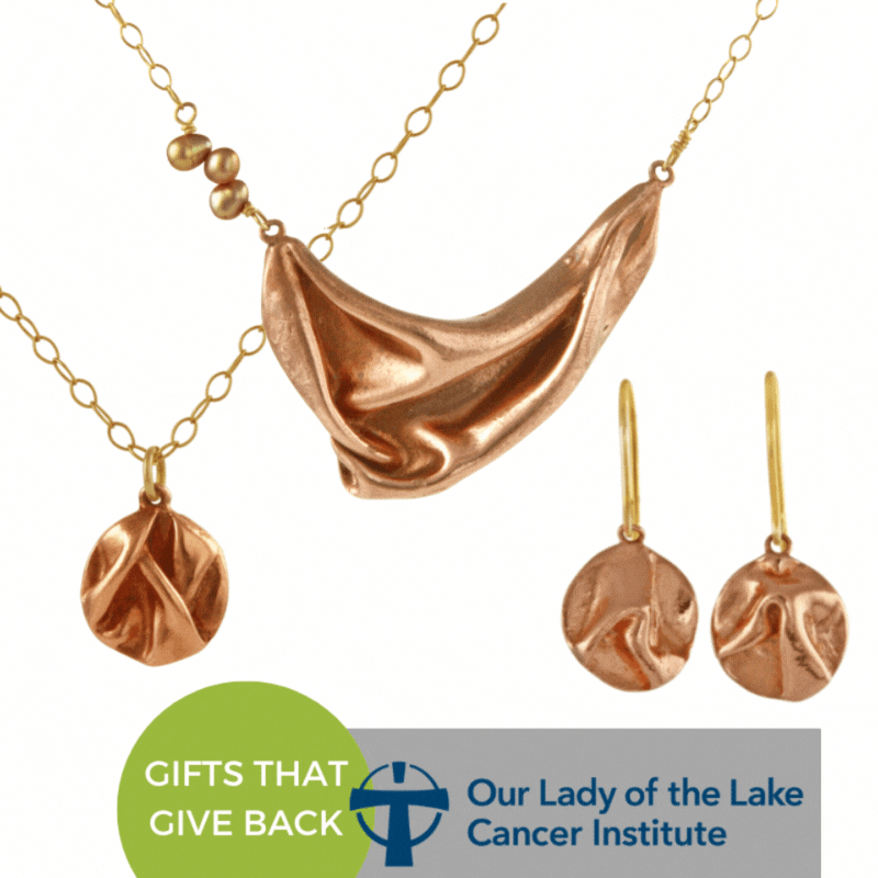 Gifts that Give Back - Copper Jewelry and Silver Jewelry for Our Lady of the Lake Cancer Institute