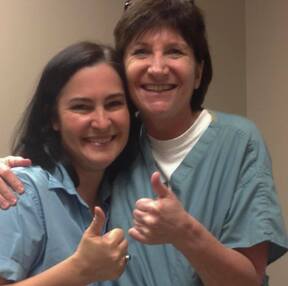 Breast Cancer Survivor - Last day of radiation treatments with Dr. Rene Levine