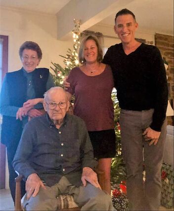Christmas with Polly Ann, Ed, Adrienne and Carl Welder