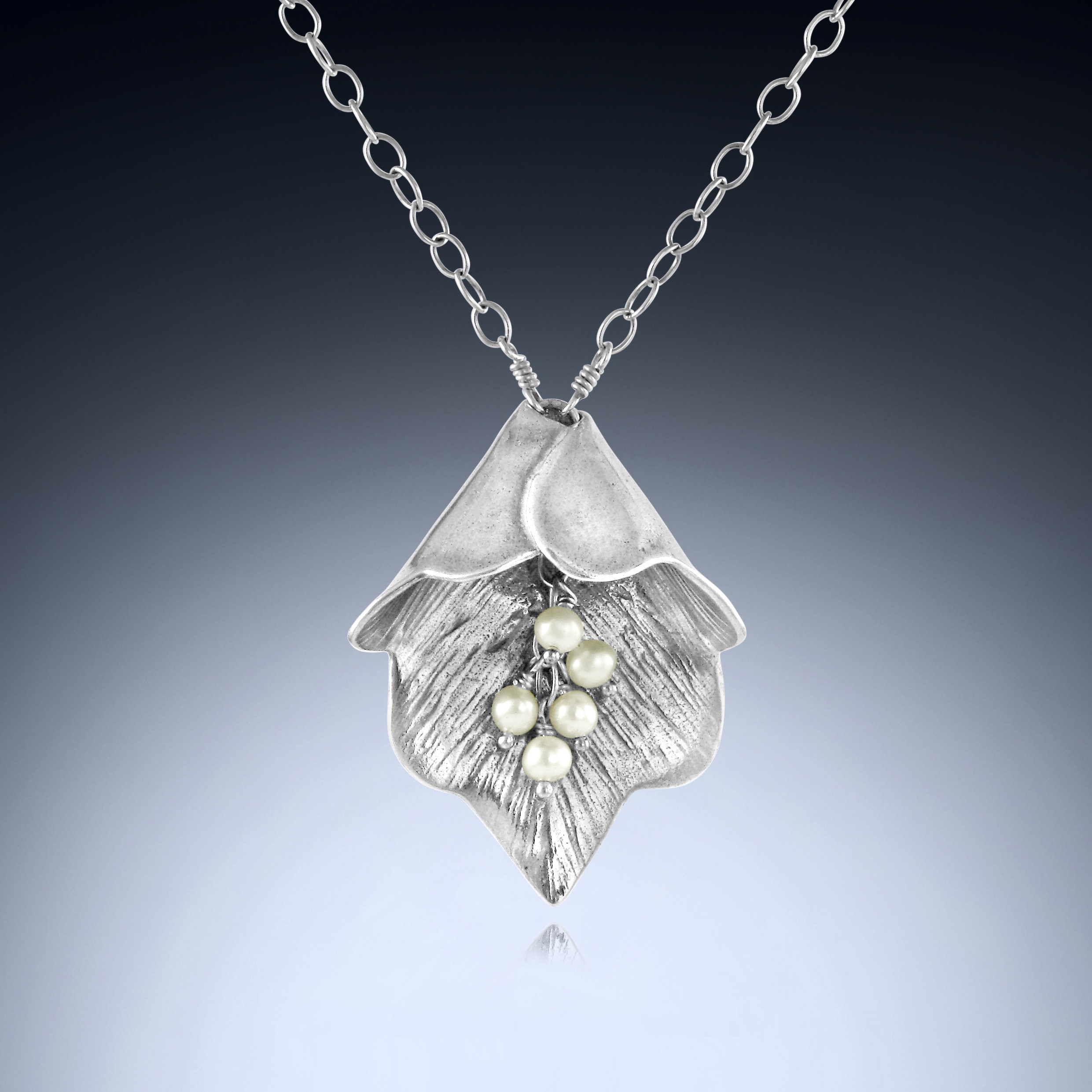 Peridot, Diamond & Freshwater Pearl Waterfall Necklace - Theo Fennell Ltd